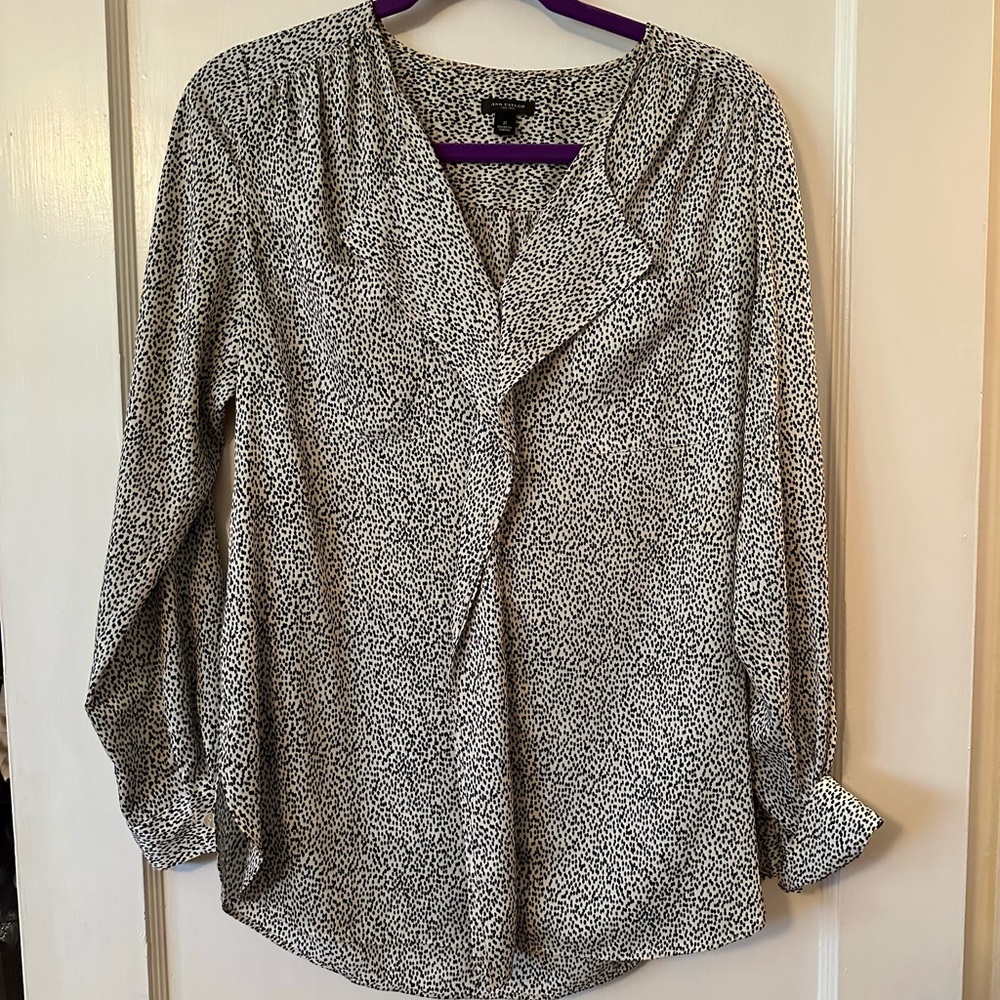 Ann Taylor Patterned Blouse